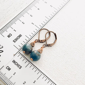 TN Chrysocolla Earrings (Copper)