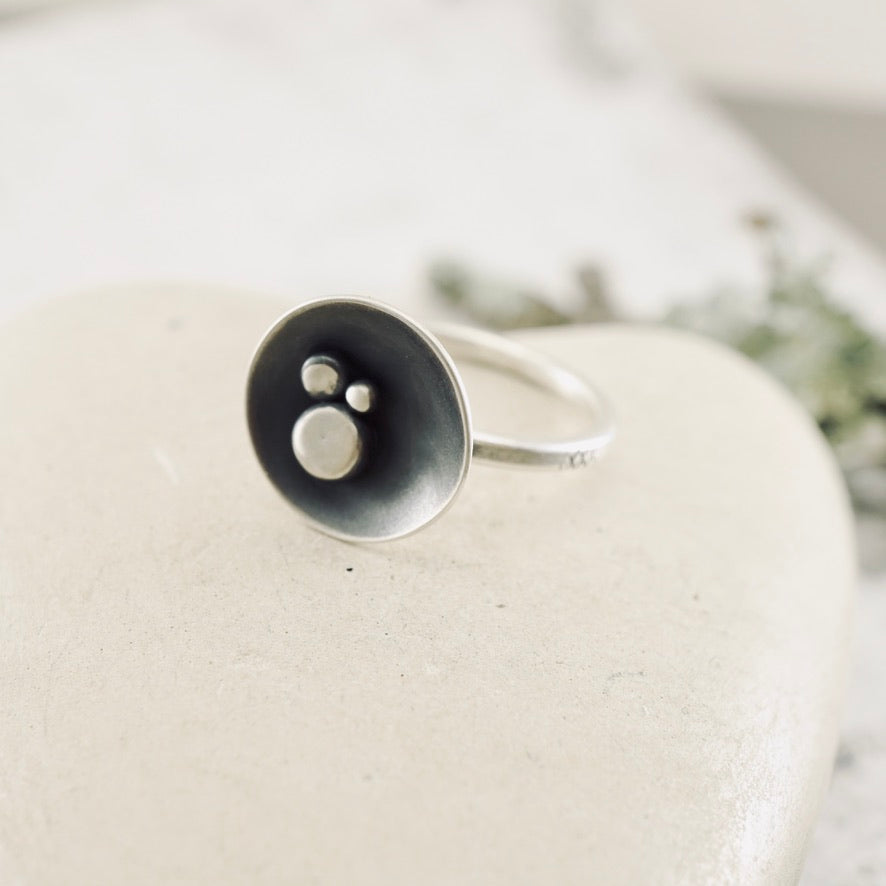 Silver Nest Ring