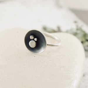 LS - Silver Nest Ring SS (Thin Band) (Sizes 5.5, 7.5)