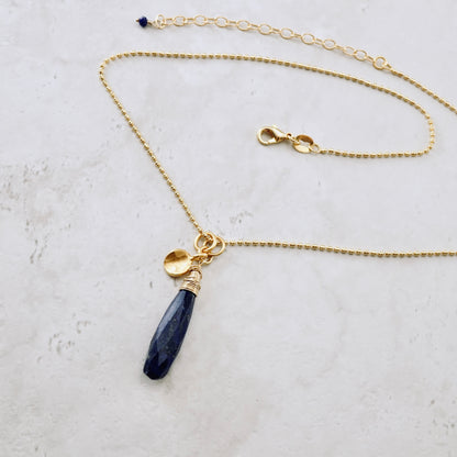 Lapis Drop Pendant
