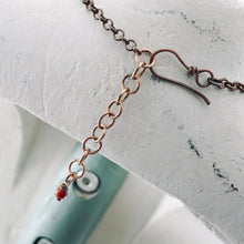 Load image into Gallery viewer, TN Pink Agate Double Strand Necklace (Copper)