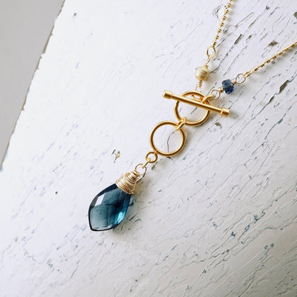 London Blue Hydro Drop Pendant