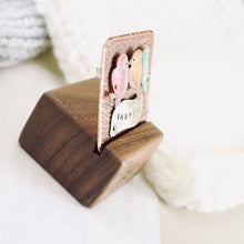 Load image into Gallery viewer, RH - Inspirational Brooch with Walnut Stand: INSPIRE