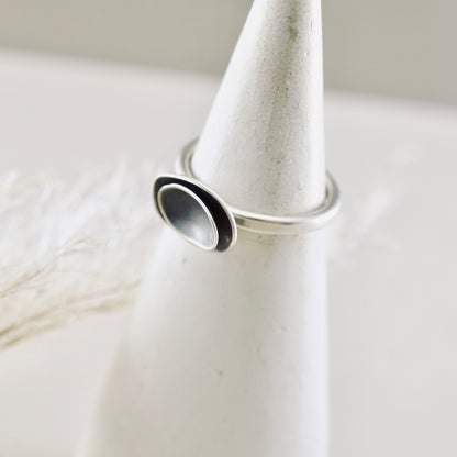 Stackable Nesting Oval Pod Ring
