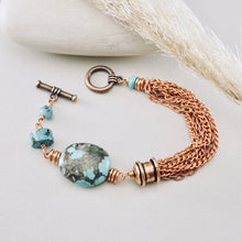 Load image into Gallery viewer, TN Boho Shoulder Duster Tassel Earrings (Copper)