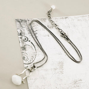 Petite Swings - Moonstone Drop Pendant (Sterling)