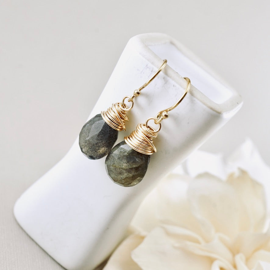 Labradorite Drop Earrings