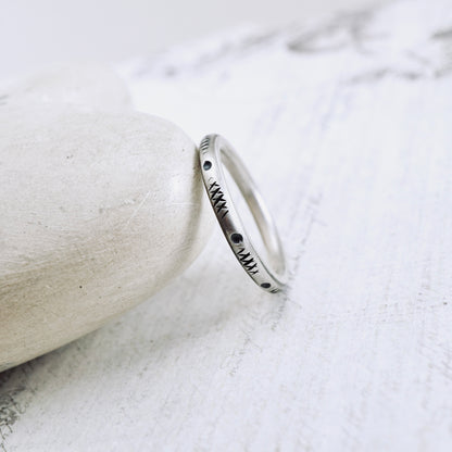 Textured Round Band (Size: 6)
