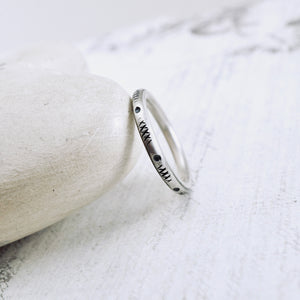 LS – Textured Round Band (SS) (Size: 6)