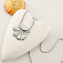 Load image into Gallery viewer, BG - Sunflower Moonstone &amp; Gold Pendant (SS)