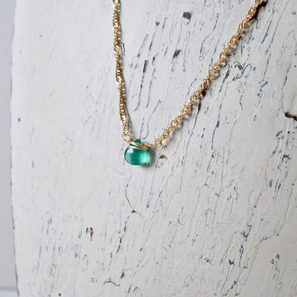 Petite Green Onyx Pendant