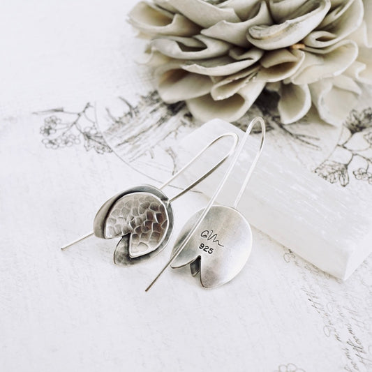 Water Lily Pad Earrings