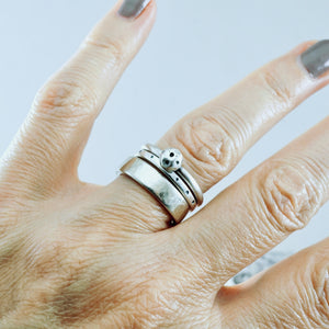 LS – Organic Pod Stacking Ring (SS) (Sizes: 6,8)
