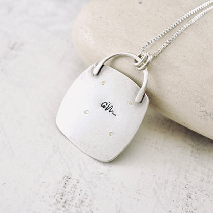 Retro Triple Square Pendant