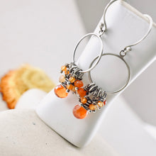 Load image into Gallery viewer, TN Autumn Glow Chandelier Earrings (SS)