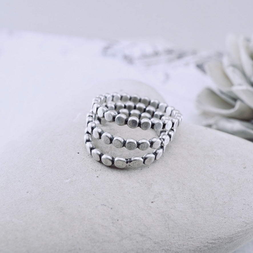 Beaded Stacking Ring