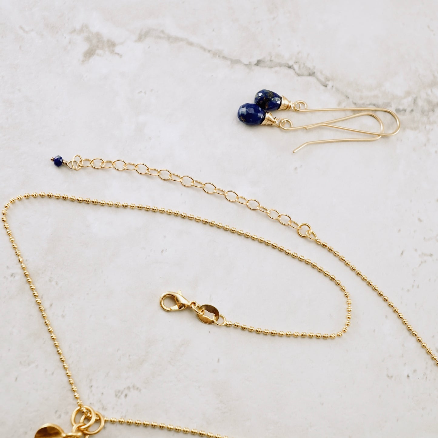 Lapis Drop Pendant