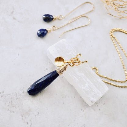 Lapis Drop Earrings