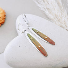 Load image into Gallery viewer, RH - Dragonfly Single Drop Earrings (Pumpkin &amp; Red)