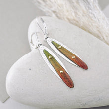 Load image into Gallery viewer, RH - Dragonfly Single Drop Earrings (Pumpkin &amp; Red)