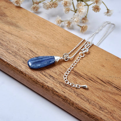 Blue Kyanite Drop Pendant