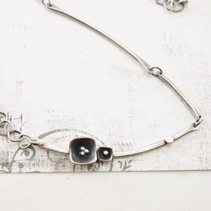 SP Square Pods Delicacy Necklace (Sterling Silver)