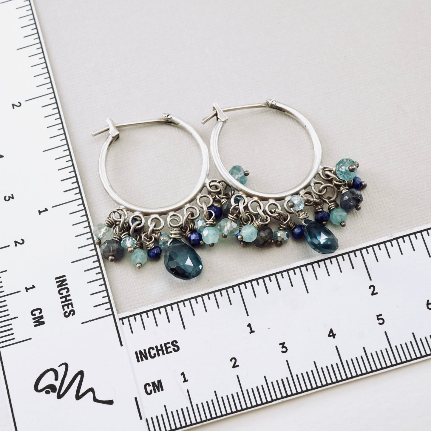 Ocean Breeze Hoop Earrings
