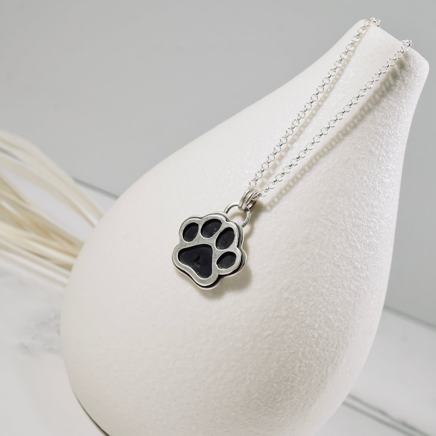 Pet Paw Print Necklace