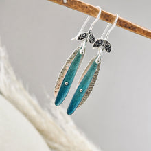 Load image into Gallery viewer, RH - Dragonfly Single Drop Earrings (Aqua Blue)