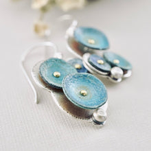 Load image into Gallery viewer, RH - Water Drop Short Earrings (Turquoise &amp; Blue)