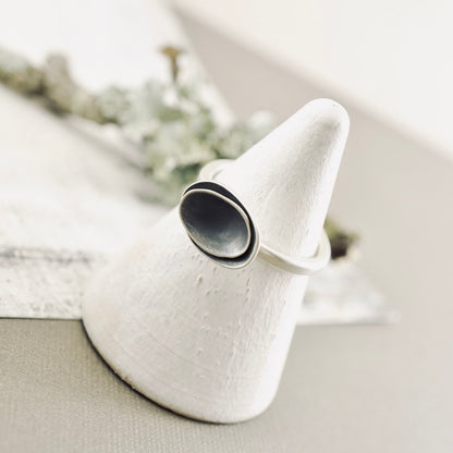 Stackable Nesting Oval Pod Ring