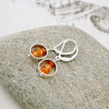 Load image into Gallery viewer, TN Carnelian Agate Petite Bar Necklace (Sterling Silver)