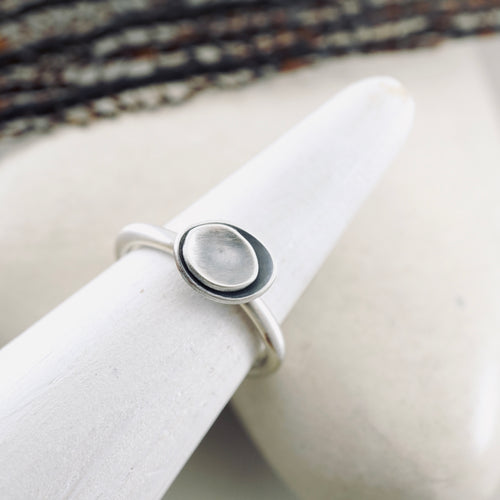 Stackable - Nesting Bowls Petite Ring (Sterling) Sz 6.5