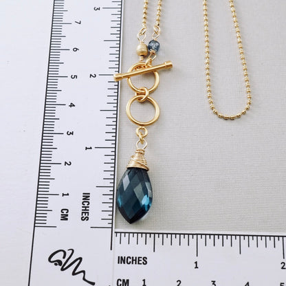 London Blue Hydro Drop Pendant