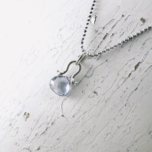 Petite Swings - Blue Topaz Earrings (Sterling Silver)