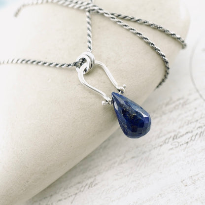 Petite Swings Lapis Drop Pendant