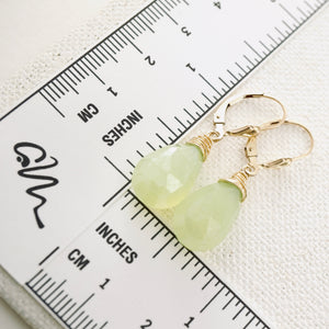 TN Green Chalcedony Earrings (GF)