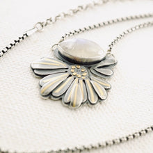 Load image into Gallery viewer, BG - Sunflower Moonstone &amp; Gold Pendant (SS)