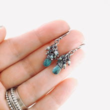 Load image into Gallery viewer, TN Petite Turquoise Cocktail Earrings (SS)