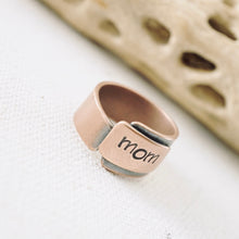 Load image into Gallery viewer, TN Rings with a Voice - MOM - Copper (Size 8)