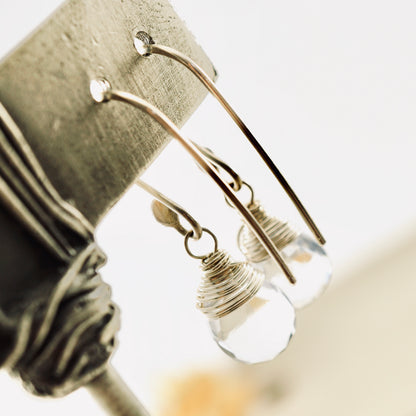 Blue Mystic Quartz Earrings