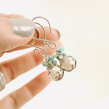 Load image into Gallery viewer, TN Aqua Smoky Cocktail Earrings (SS)