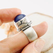 Load image into Gallery viewer, OK - Lapis Delight Statement Ring (Size: 7)