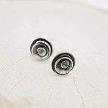 Load image into Gallery viewer, BG - Double Poppy Stud Earrings (Sterling Silver)