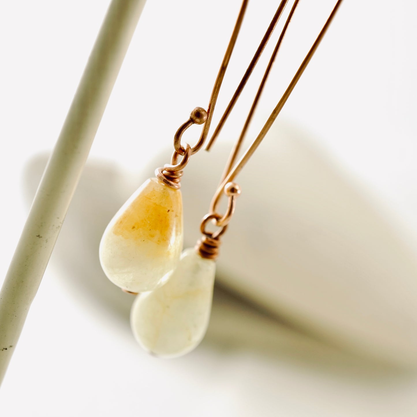Aquamarine Drop Earrings (long)