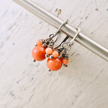 Load image into Gallery viewer, TN Petite Pink Coral Cocktail Earrings (SS)