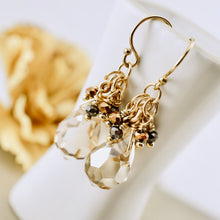 Load image into Gallery viewer, TN Chocolate &amp; Cinnamon Drop Earrings
