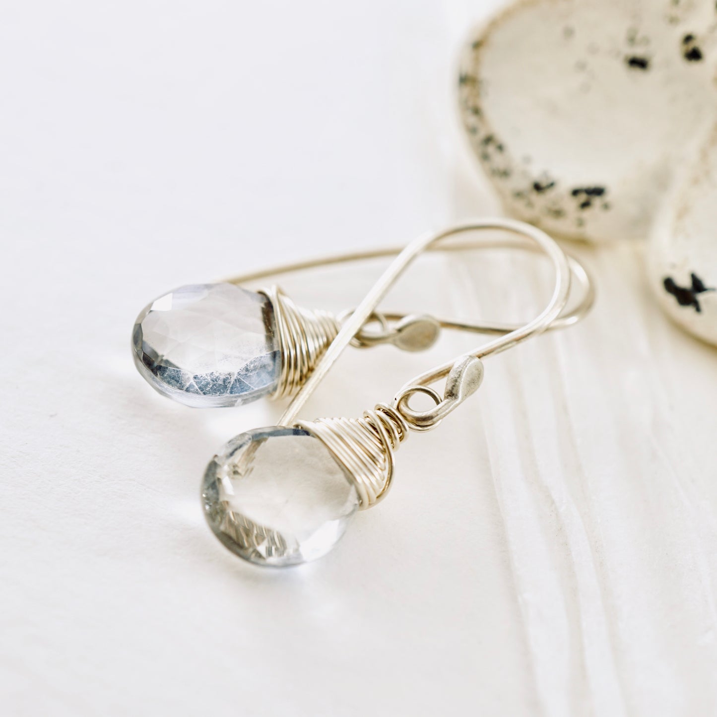 Blue Mystic Quartz Earrings