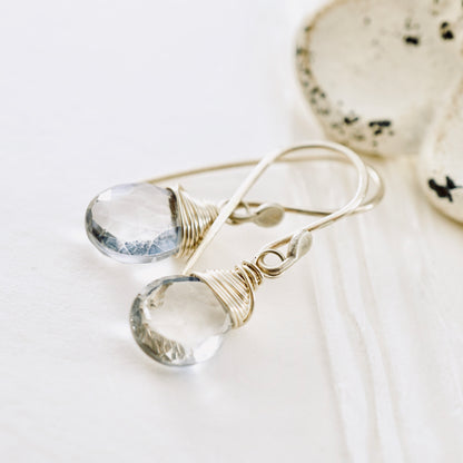 Blue Mystic Quartz Earrings