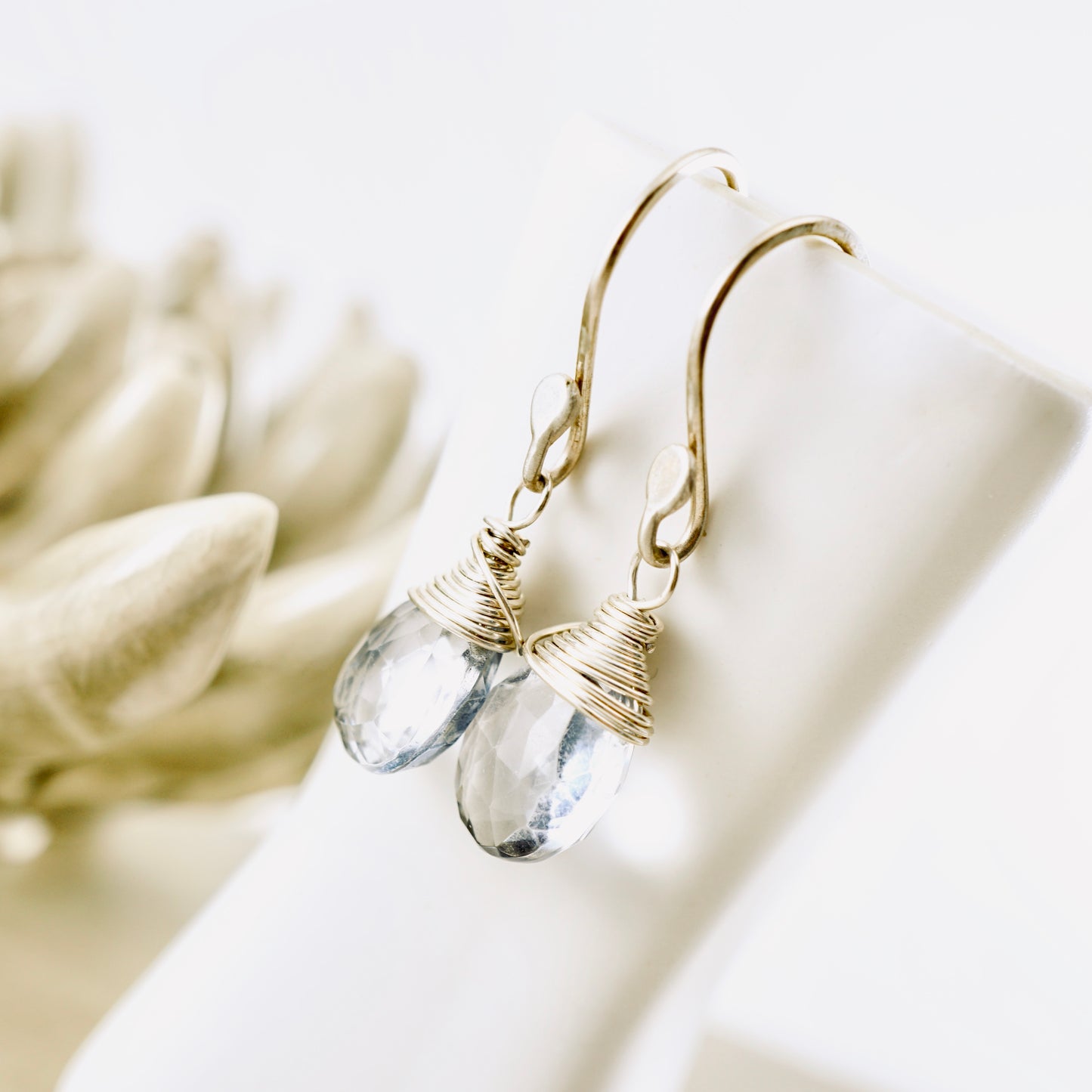 Blue Mystic Quartz Earrings